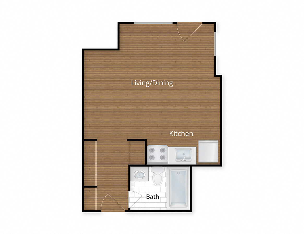 Studio Apartment located in Petworth